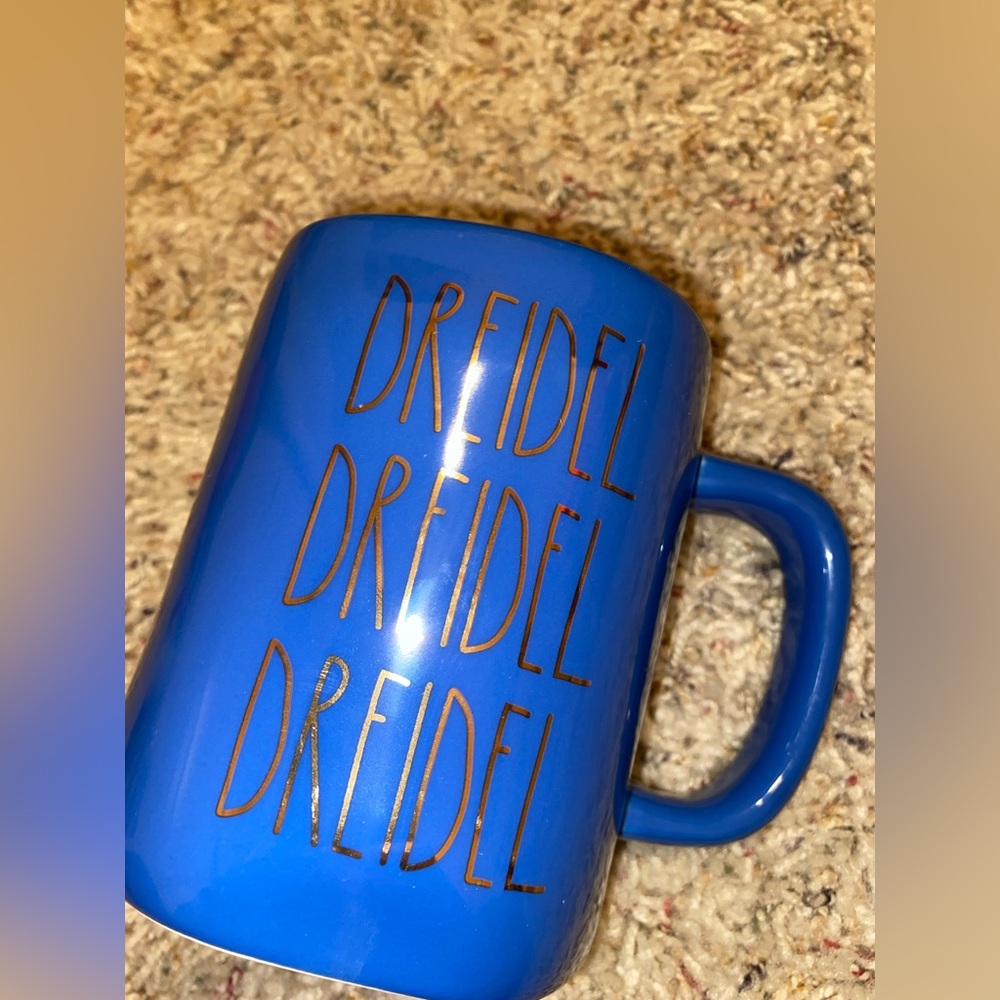 Rae Dunn Hanukkah mugs- DREIDEL DREIDEL DREIDEL Chanukah 🕎